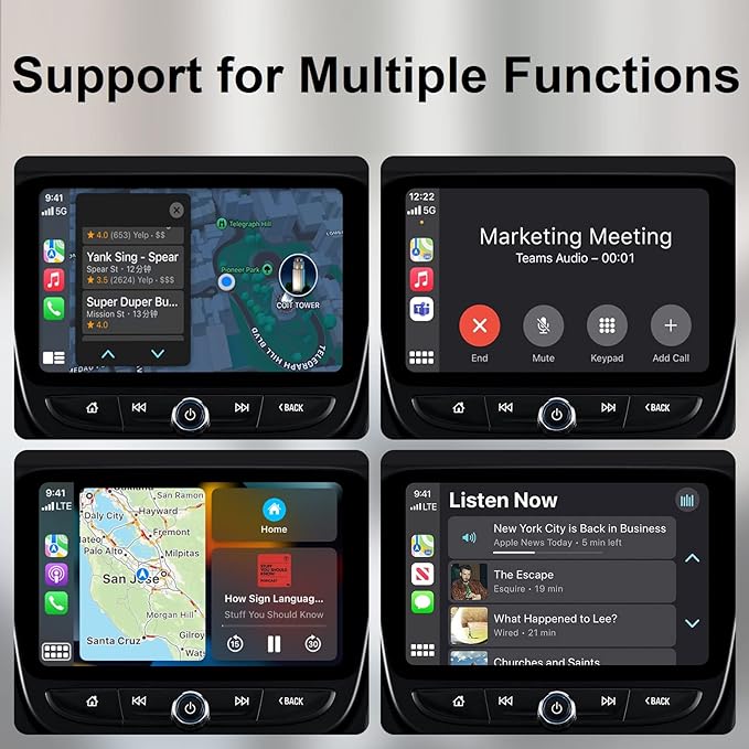 Wireless CarPlay Adapter Free shipping around Great Vancouver One Year Warranty