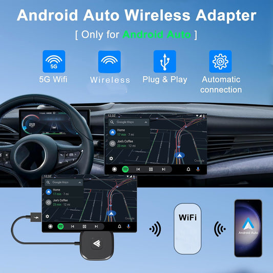 Android Auto Wireless Adapter Free Shipping around Metro Vancouver One Year Warranty