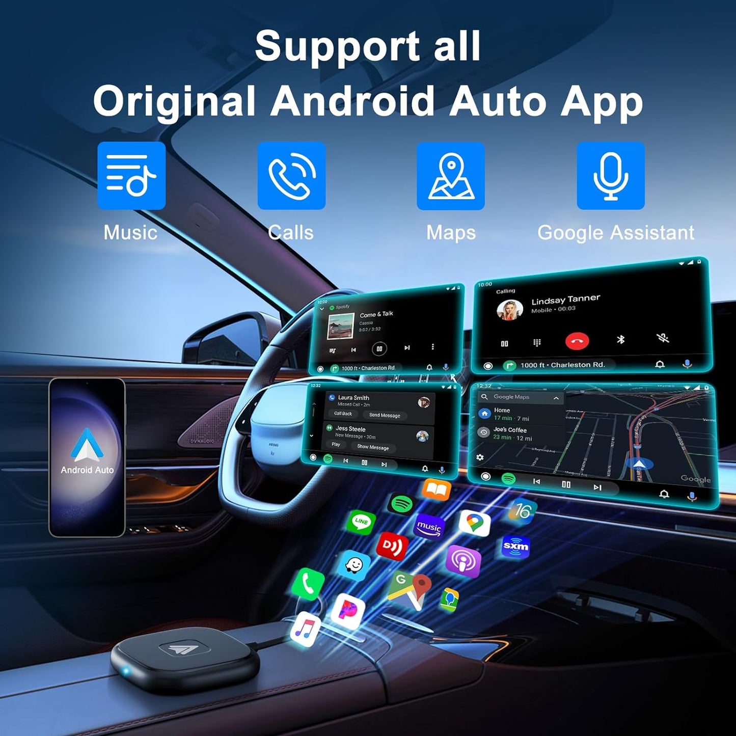 Android Auto Wireless Adapter Free Shipping around Metro Vancouver One Year Warranty
